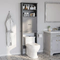 Futzca Over The Toilet Storage Cabinet with Door