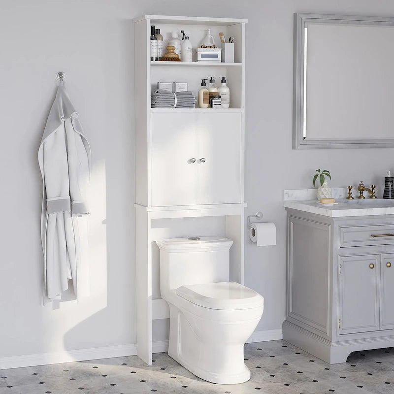 Futzca Over The Toilet Storage Cabinet with Door