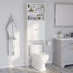 Futzca Over The Toilet Storage Cabinet with Door