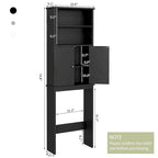 Futzca Over The Toilet Storage Cabinet with Door