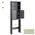 Futzca Over The Toilet Storage Cabinet with Door