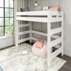 Max and Lily Farmhouse Twin-Size High Loft Bed