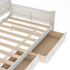 Harper & Bright Designs Twin Daybed with 2 Large Drawers with X-shaped Frame