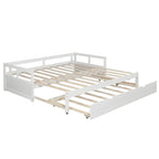 Merax Twin/King Expandable Sleeper Daybed with trundle