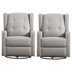 Racing Swivel Rocker Recliner Chair Single Seat Set of two