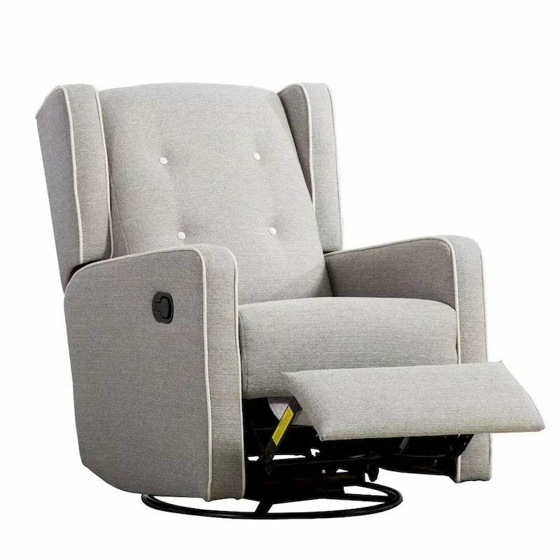 Racing Swivel Rocker Recliner Chair Single Seat Set of two