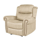 Copper Grove Dilsen Extra Large Rolled Arm Wall Hugger Recliner Chair