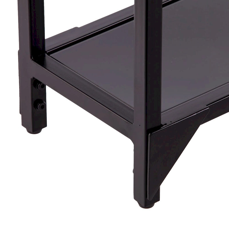 SEI Furniture Glenn Narrow Metal Console Table