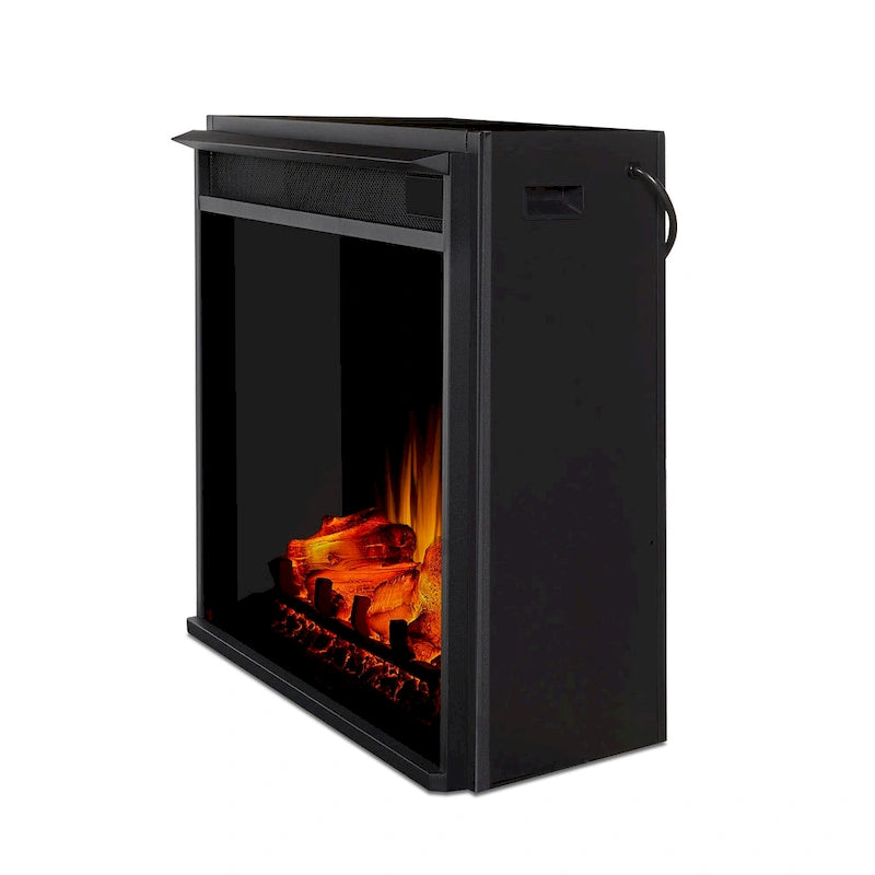 Eliot 81 Grand TV Stand Electric Fireplace in White by Real Flame