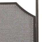 Rayen Grey Upholstered Metal Canopy Queen Bed by iNSPIRE Q Classic