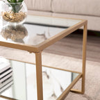 SEI Furniture Glam Gold Metal Coffee Coffee Table