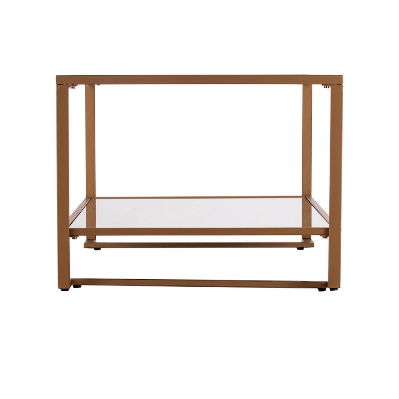 SEI Furniture Glam Gold Metal Coffee Coffee Table