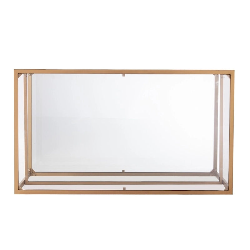 SEI Furniture Glam Gold Metal Coffee Coffee Table