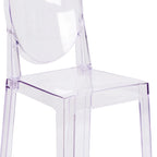 Chair with Oval Back in Transparent Crystal - Wedding Chairs