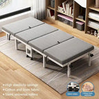 Hansabenne Portable Folding Bed Rollaway Guest Bed with Memory Foam Mattress