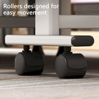 Hansabenne Portable Folding Bed Rollaway Guest Bed with Memory Foam Mattress