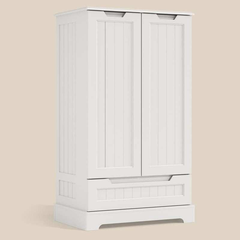 Kitchen Pantry Storage Cabinet, Freestanding Storage with Shelves and 1 Drawer