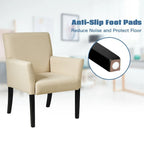 Executive Guest Chair Reception Waiting Room Arm Chair - 27.5 x 23 x 35.5 (L x W x H)