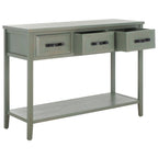 SAFAVIEH Jennette Black/ Walnut Console Table - 42Wx15Dx30H