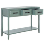 SAFAVIEH Jennette Black/ Walnut Console Table - 42Wx15Dx30H