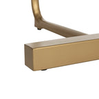SAFAVIEH Marjorie C-Table-Black / Gold - 19 x 15 x 25 - 19Wx15Dx25H