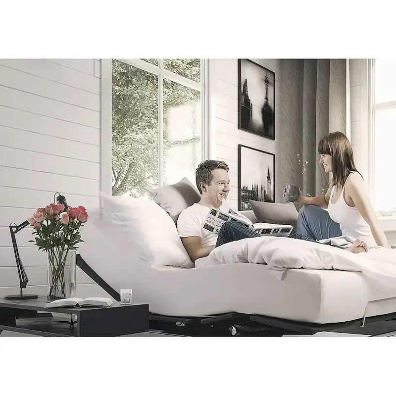Adjustable Bed Frame, Head & Foot Incline, Wireless Remote Control, Zero Gravity Adjustable Bed Base