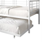CraftPorch Contemporary Twin Size Metal Daybed with Trundle