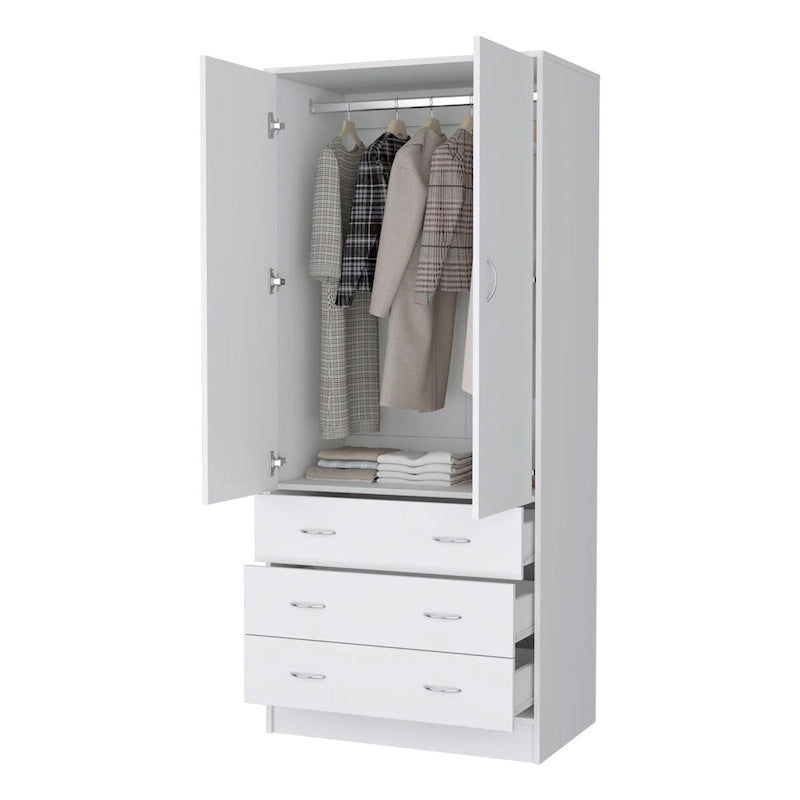 Prescott Armoire - White