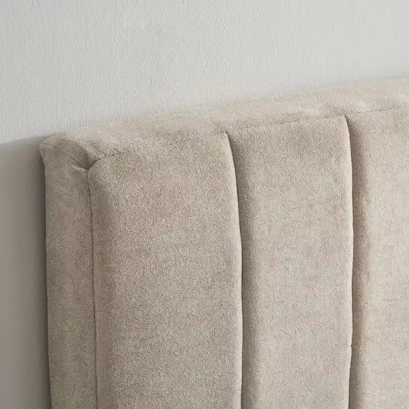 Nestl Upholstered Wall Mounted Easy Assemble Channel Stitched Headboard