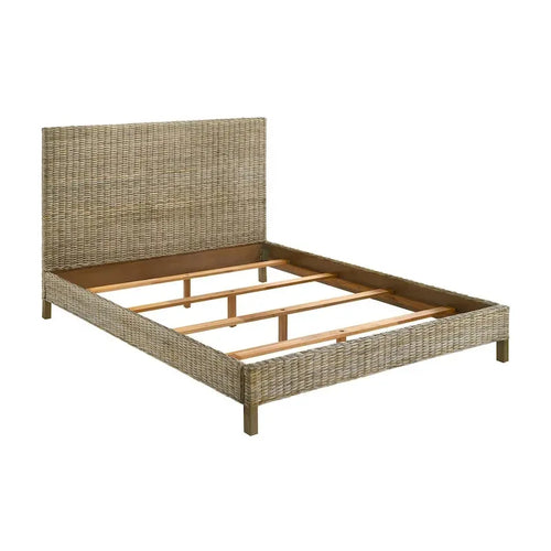 Almaden Kubu Grey Panel Bed