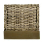 Almaden Kubu Grey Panel Bed