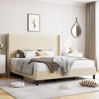 Full/Queen/King Size Bed Frame Upholstered Platform Velvet
