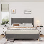 Full/Queen/King Size Bed Frame Upholstered Platform Velvet