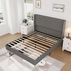 Full/Queen/King Size Bed Frame Upholstered Platform Velvet