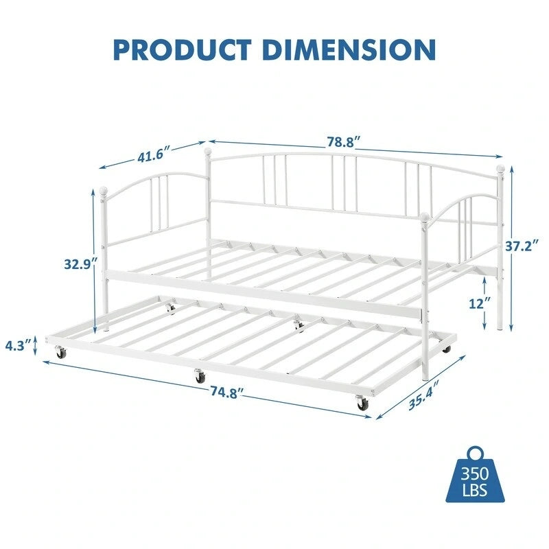 Twin Daybed with Trundle