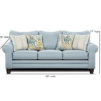 Labyrinth Sky Blue Queen Sleep Sofa