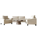 CraftPorch Simple Style Linen Upholstered 3-Piece Living Room Set