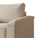 CraftPorch Simple Style Linen Upholstered 3-Piece Living Room Set