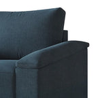 CraftPorch Simple Style Linen Upholstered 3-Piece Living Room Set