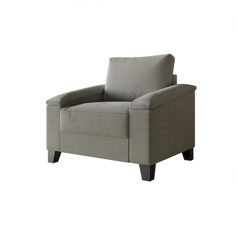CraftPorch Simple Style Linen Upholstered 3-Piece Living Room Set