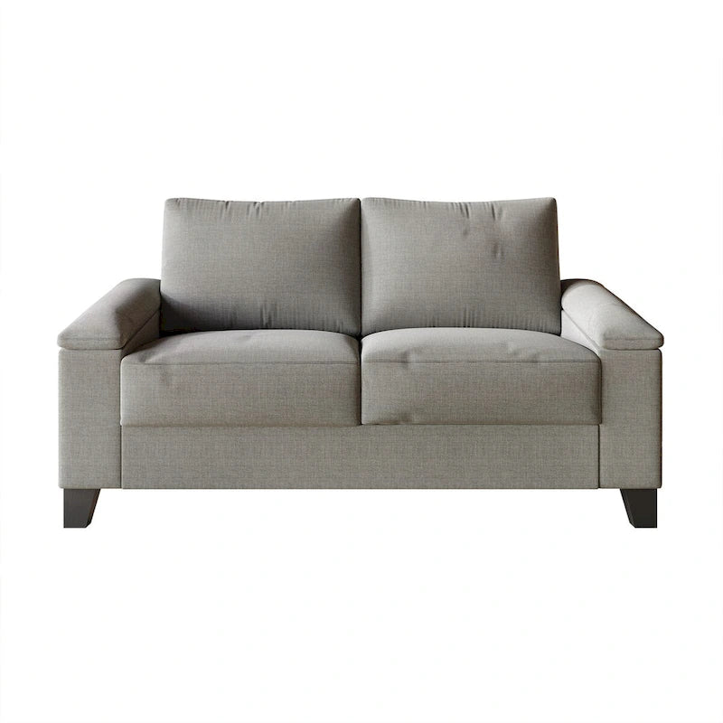 CraftPorch Simple Style Linen Upholstered 3-Piece Living Room Set