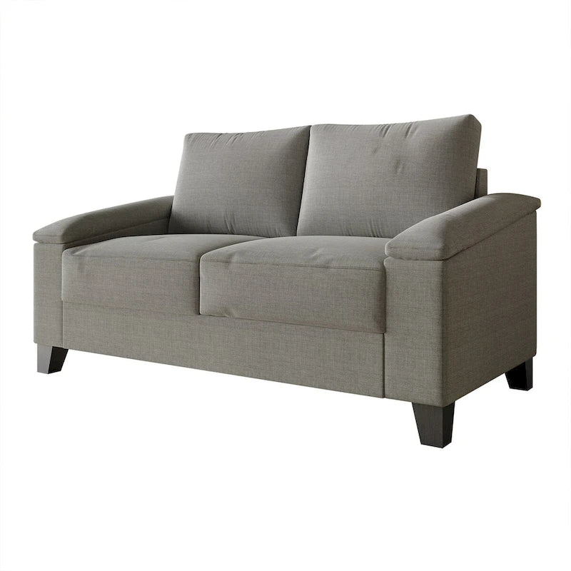 CraftPorch Simple Style Linen Upholstered 3-Piece Living Room Set