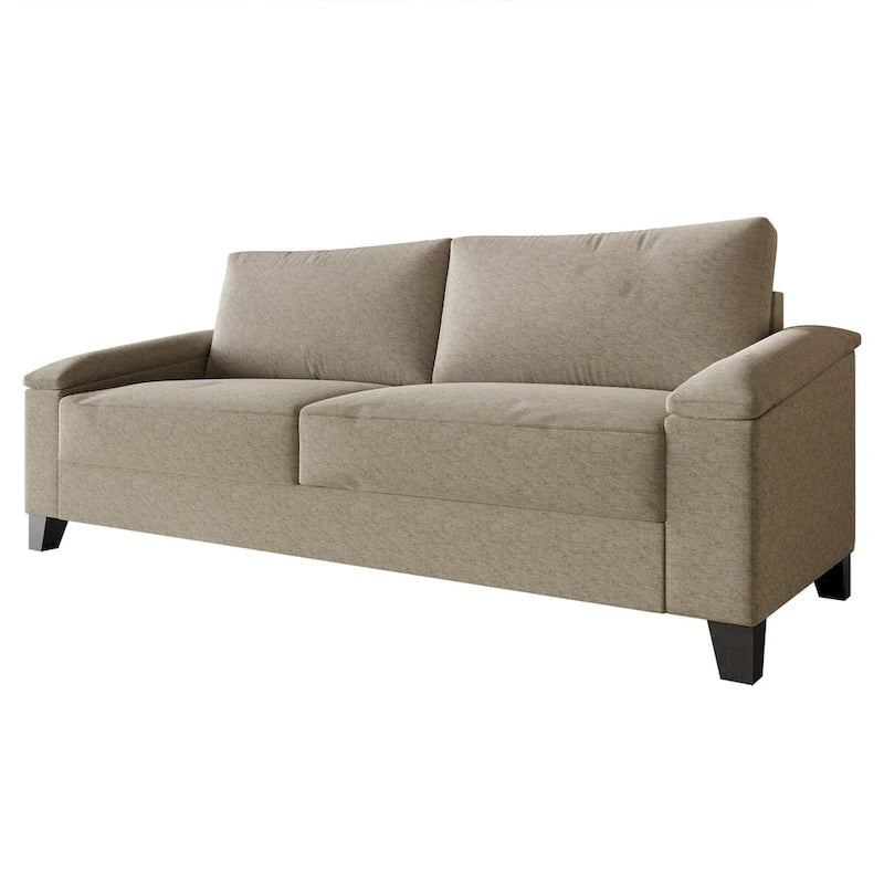CraftPorch Simple Style Linen Upholstered 3-Piece Living Room Set