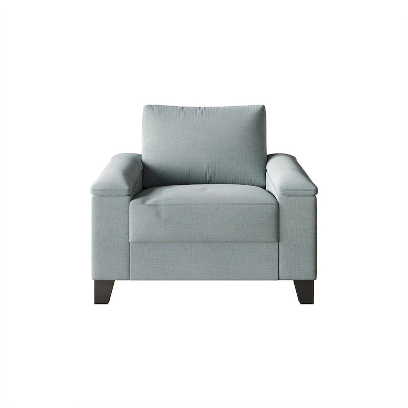 CraftPorch Simple Style Linen Upholstered 3-Piece Living Room Set
