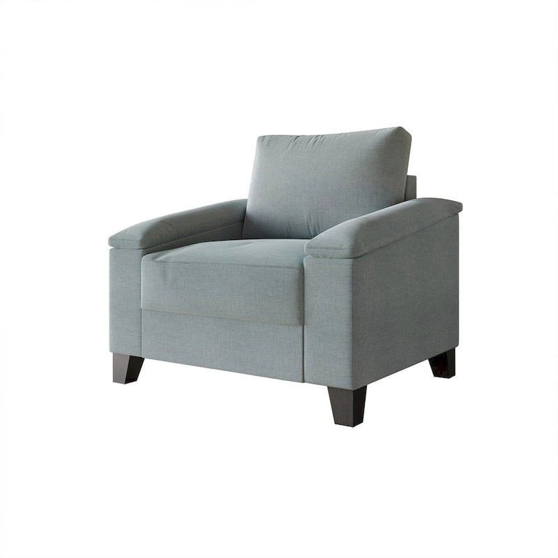 CraftPorch Simple Style Linen Upholstered 3-Piece Living Room Set