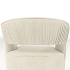 SEYNAR Modern Glam Velvet 360 Degree Swivel Open-Back Accent Armchair Set of 2