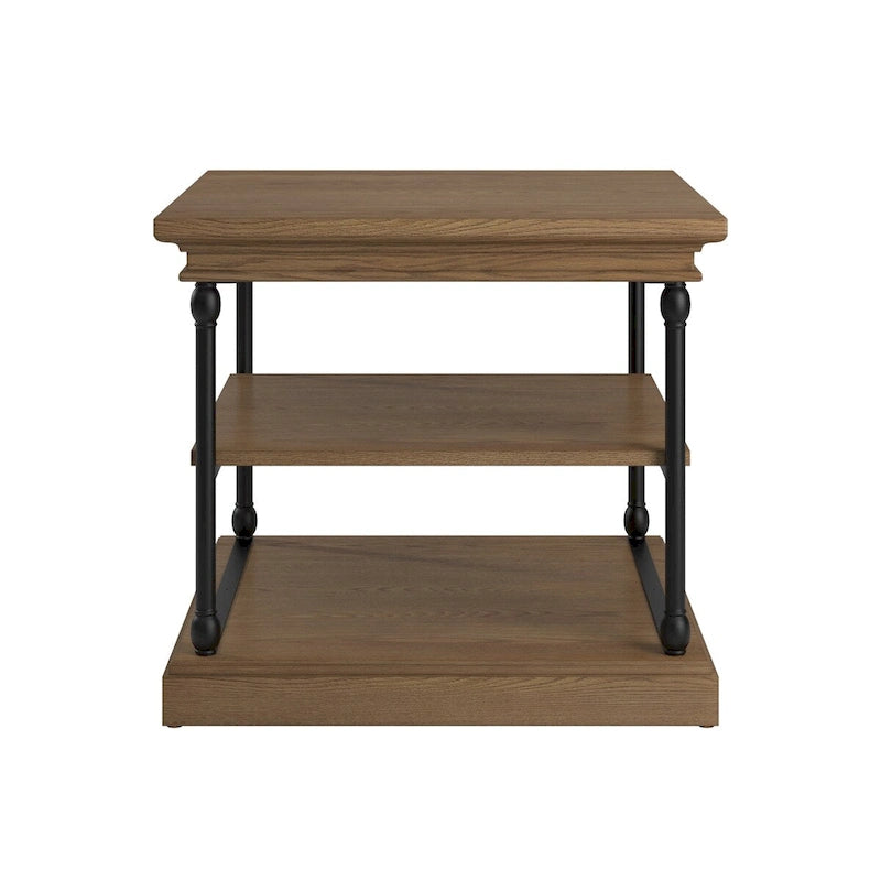 Barnstone Cornice Accent Storage Side Table by iNSPIRE Q Artisan