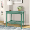 Copper Grove Reine Cream Side Table with Rattan Shelf