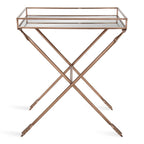 Silver Orchid Jalabert Arrow Metal Accent Table - 21x14x26