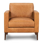Poly & Bark Mateo Lounge Chair - Full Grain Genuine Italian Leather